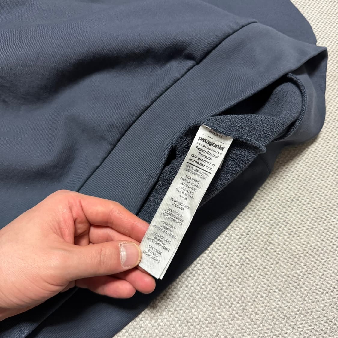 파타고니아 데일리 후디 스웨트셔츠 블랙 상품이미지4