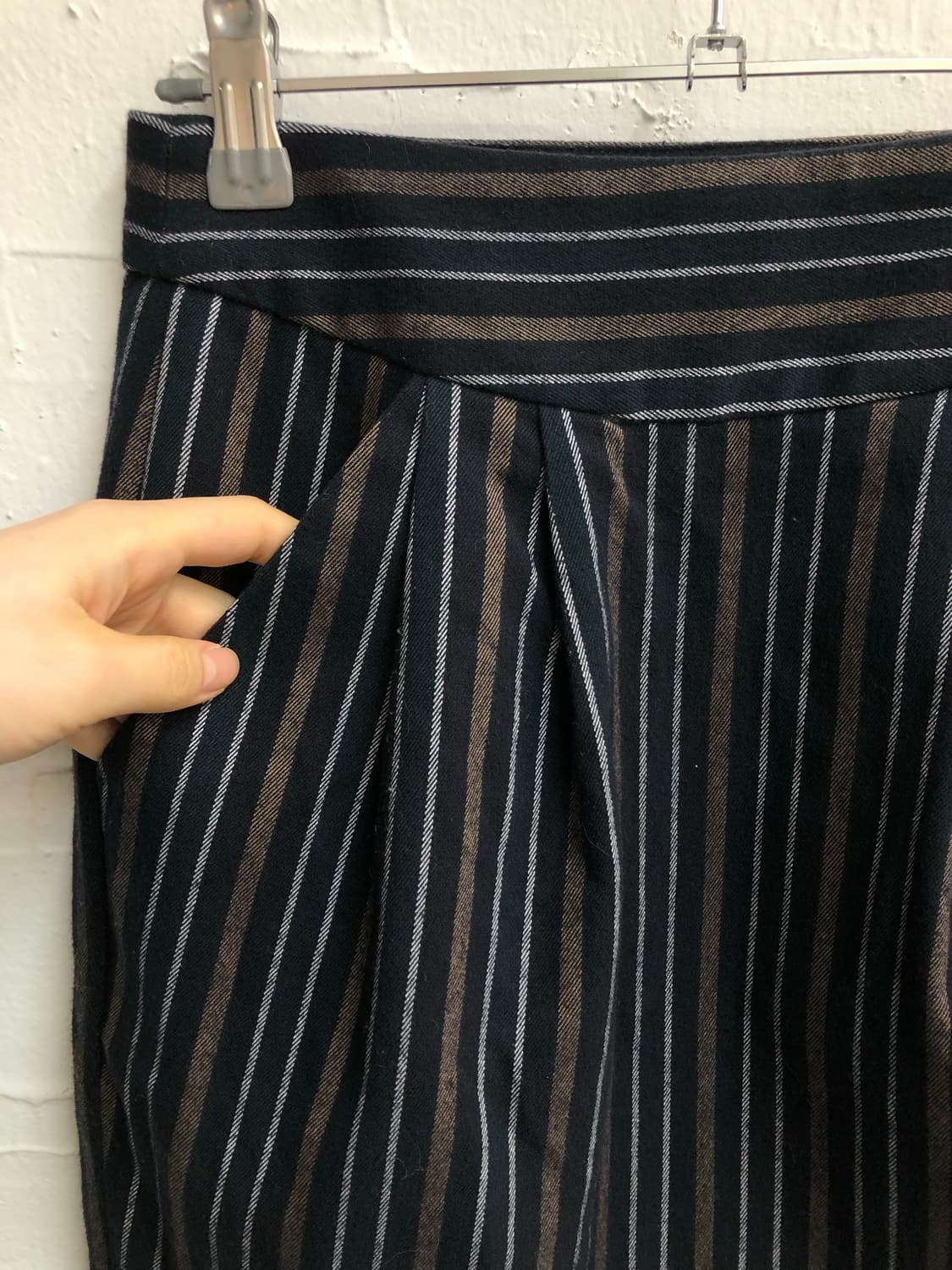 Baggy navy midi skirt 상품이미지4