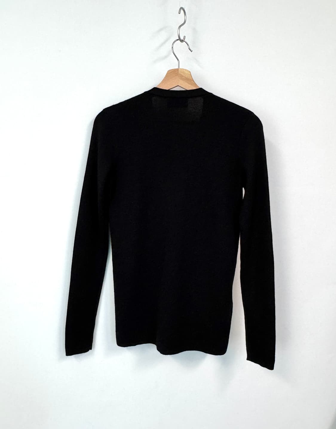 PRADA 프라다 캐시미어, 실크 혼방 블랙 가디건 42 상품이미지2