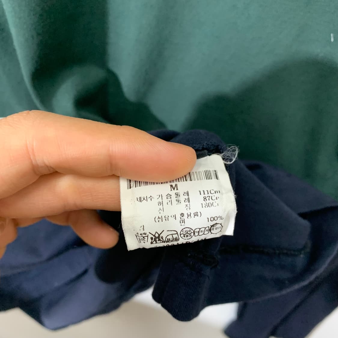 띠어리 백화점택 배색 롱슬리브 상품이미지4