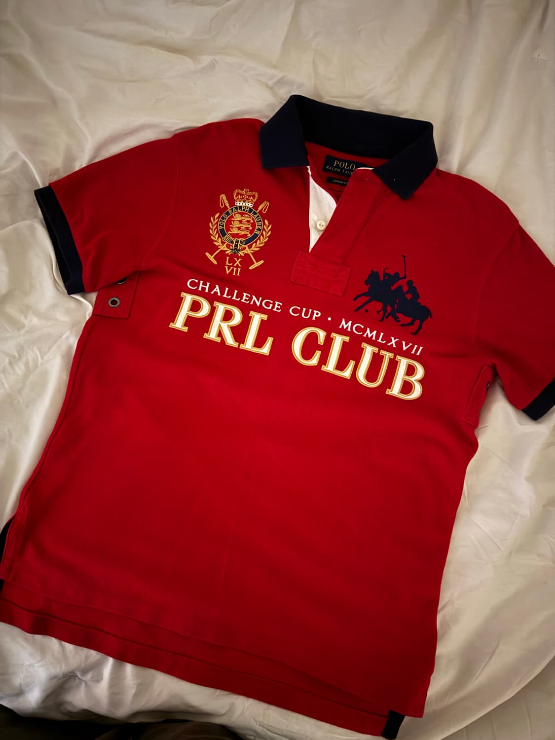 빨강 빅포니 반팔 카라티 상품이미지1