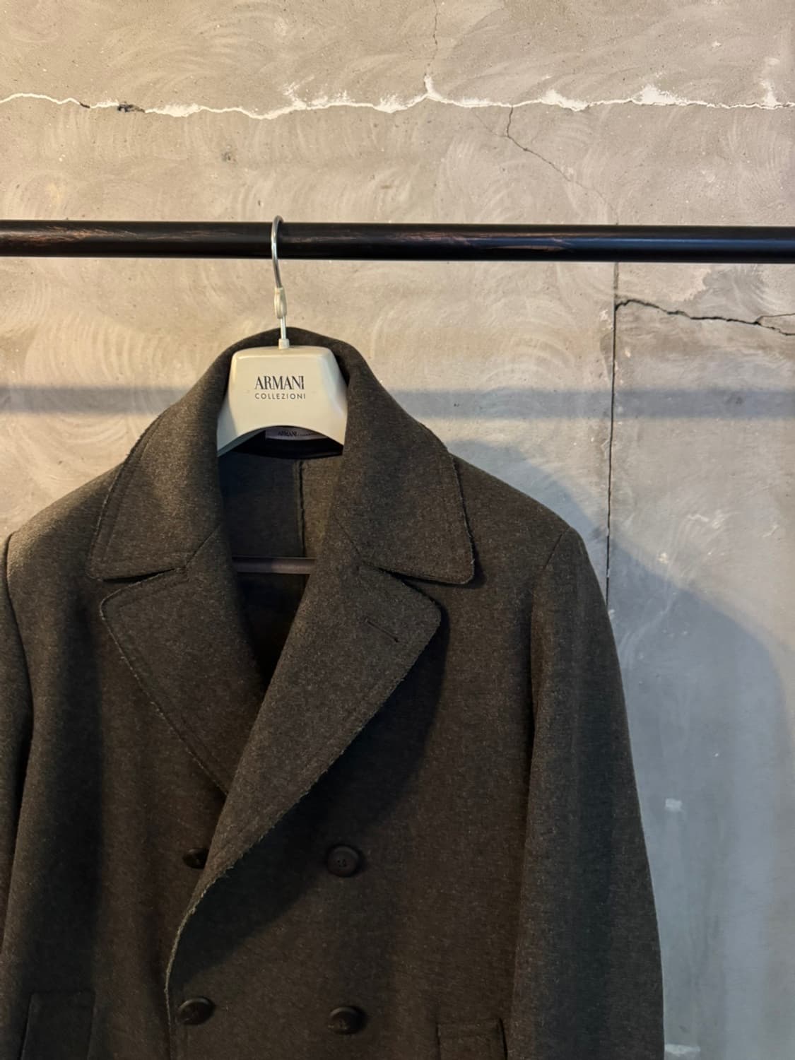 아르마니 꼴레지오니 더블 브레스티드 코트 100 상품이미지9