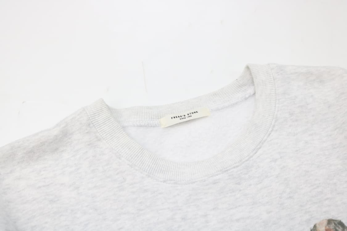 프릭스토어 빈티지 도그 일러스트 오버사이즈 맨투맨 상품이미지6