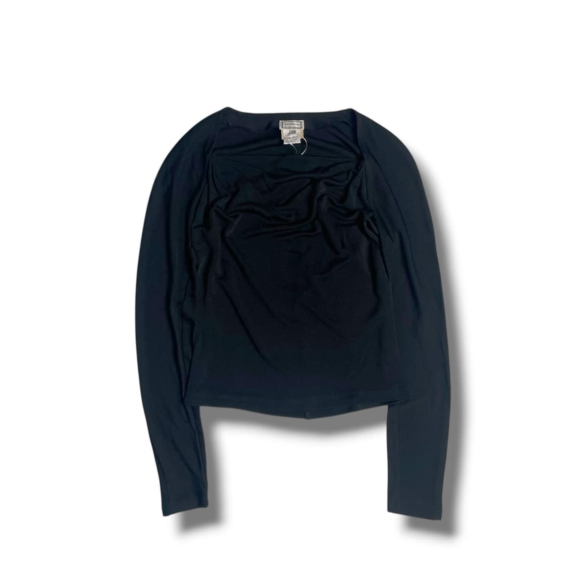 90's gianni versace 넥 드레이프 비스코스 롱슬리브  상품이미지1