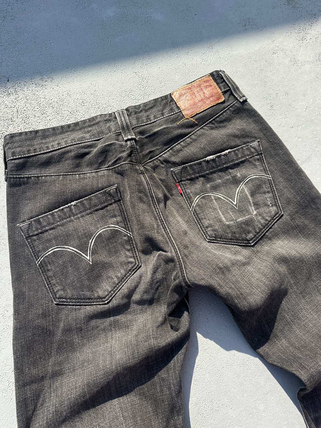 [31] 00s 리바이스 빈티지 흑청 데님 세미 부츠컷 상품이미지5