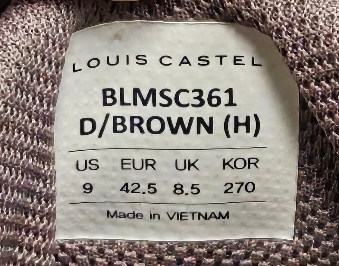 루이까스텔 남성골프화 270 스파이크리스 스웨이드 SD92 상품이미지7