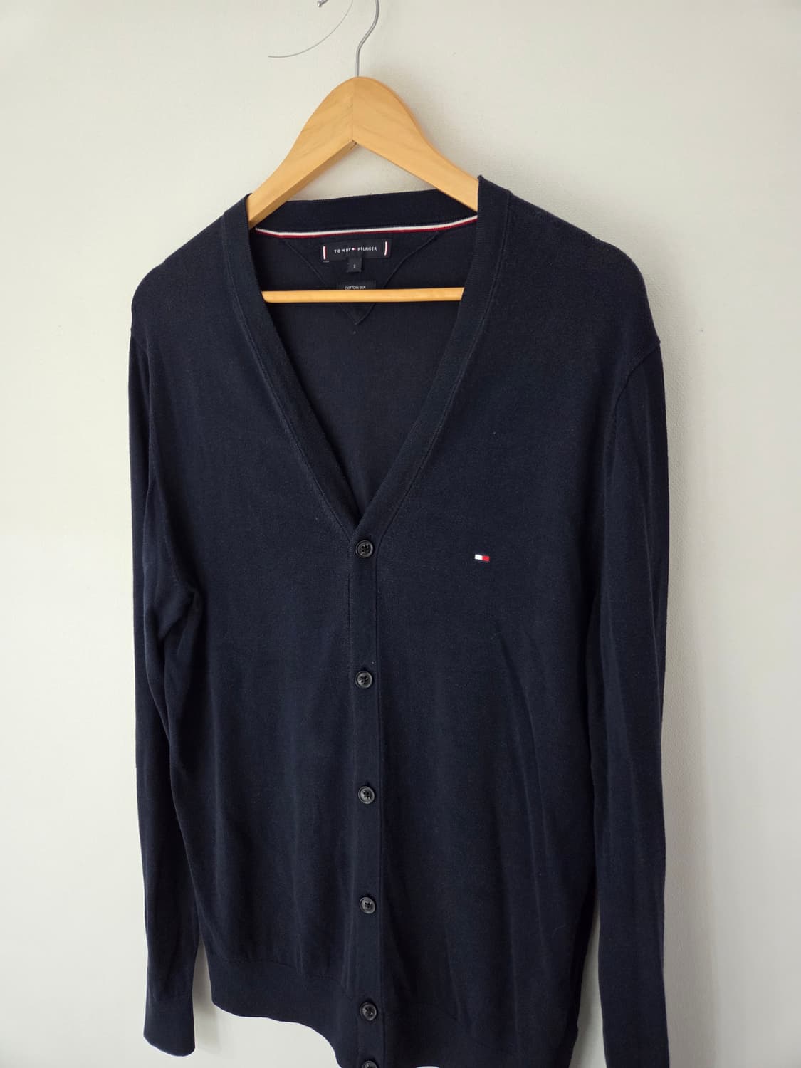 타미힐피거 진네이비 코튼실크 가디건(100사이즈) 상품이미지3