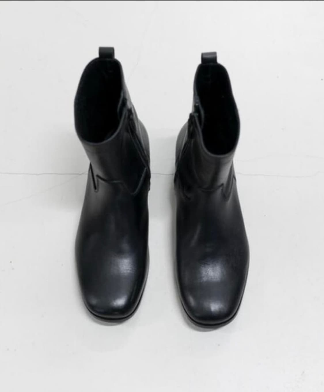 [3] 폴리테루 레더 부츠 블랙(반무광) 상품이미지1