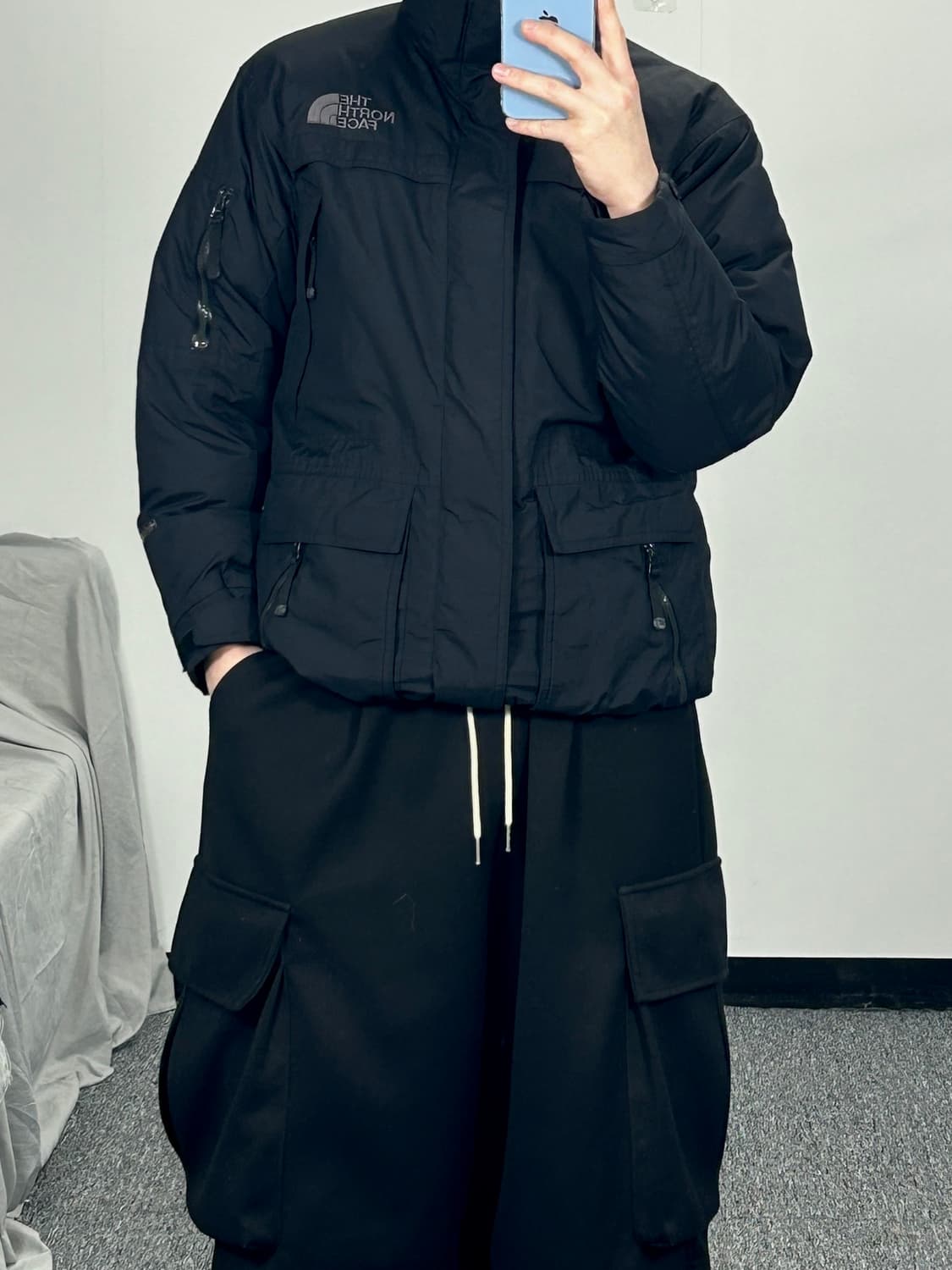 노스페이스 하이벤트 구스다운 패딩 자켓 S  상품이미지2