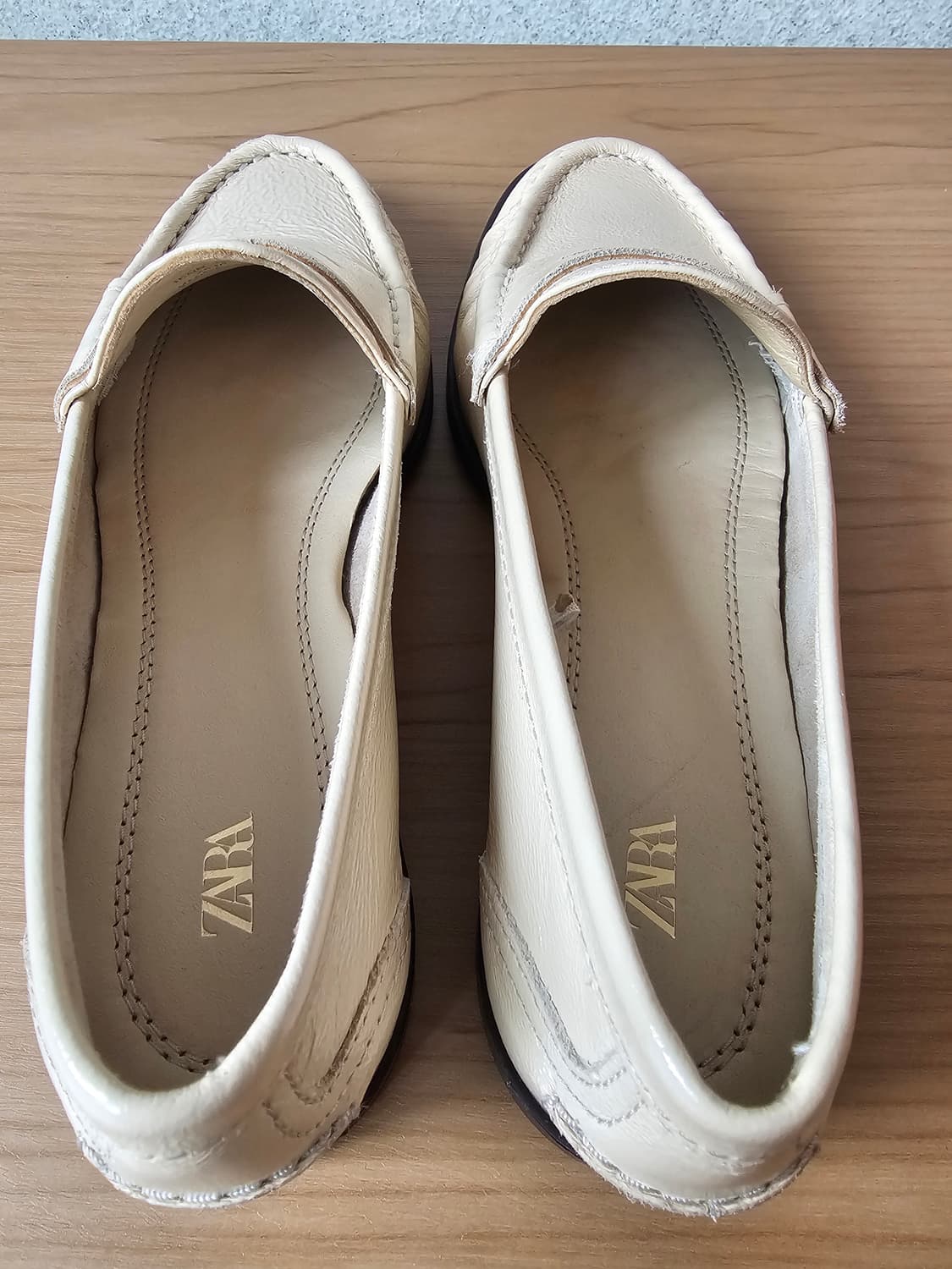 새상품 자라 양가죽 여성 로퍼 상품이미지4