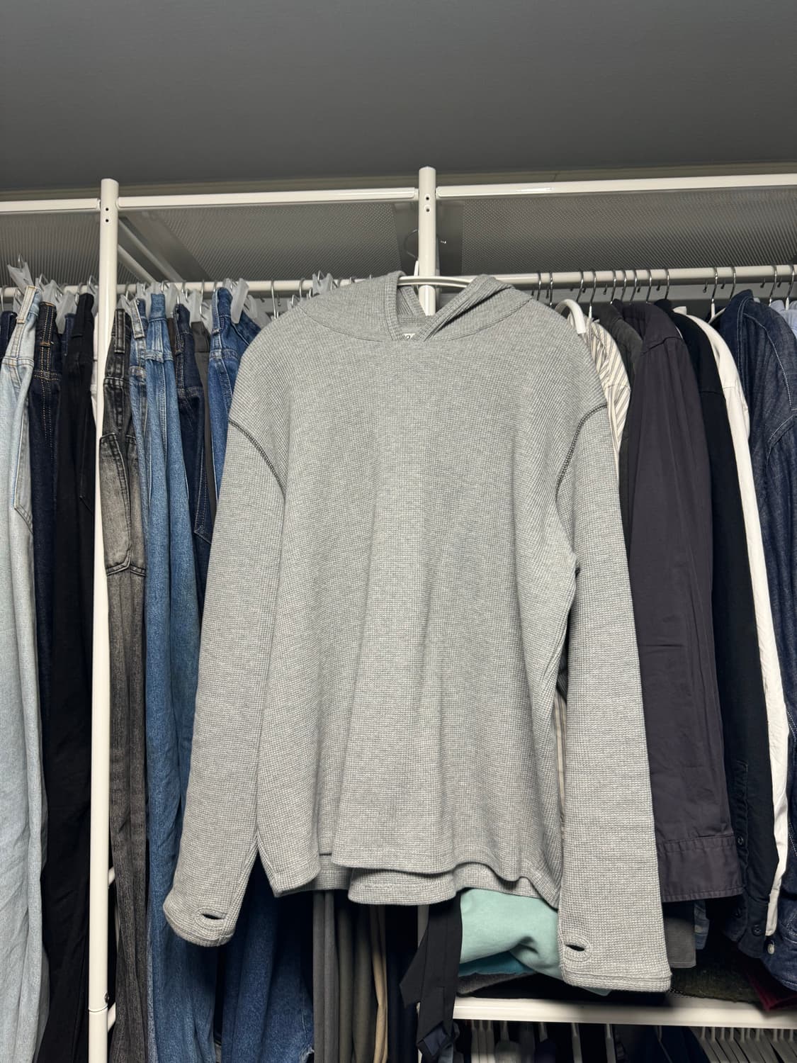 밀로아카이브 오브젝트 롱슬리브 후디 m 상품이미지2