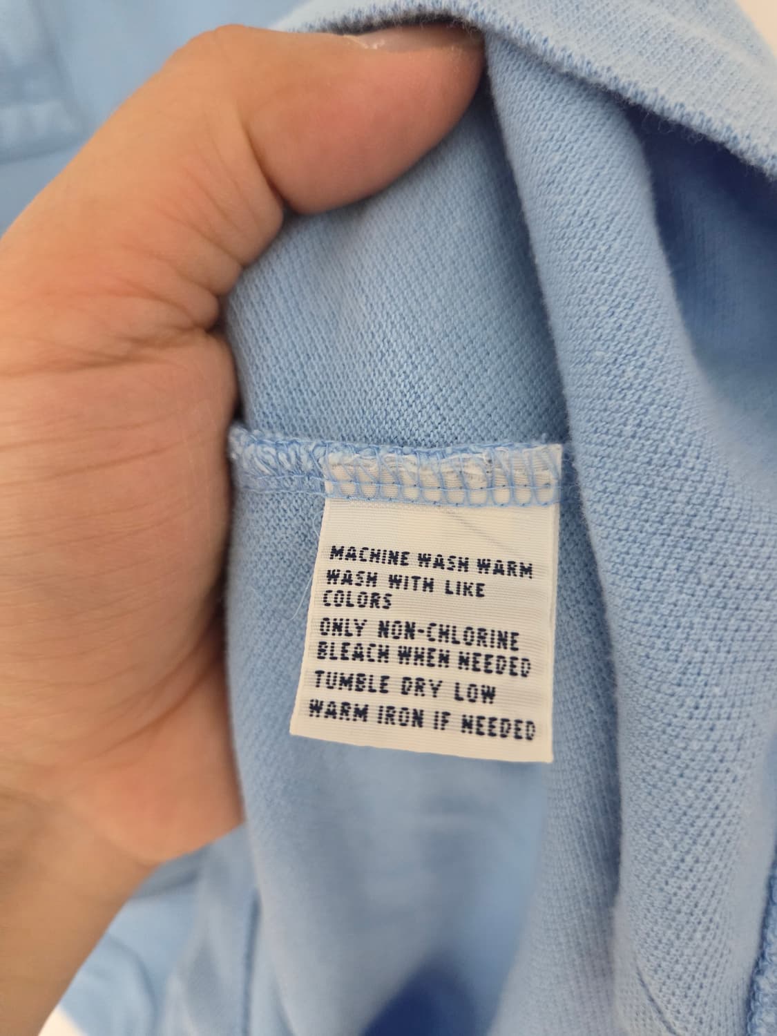 폴로랄프로렌 스카이블루 반팔카라티(100-슬림105사이즈) 상품이미지6