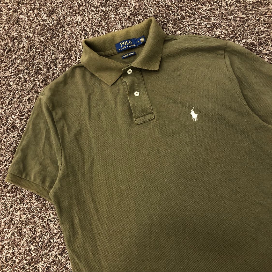 폴로 랄프로렌 카키 PK 카라 반팔 티셔츠 상품이미지2