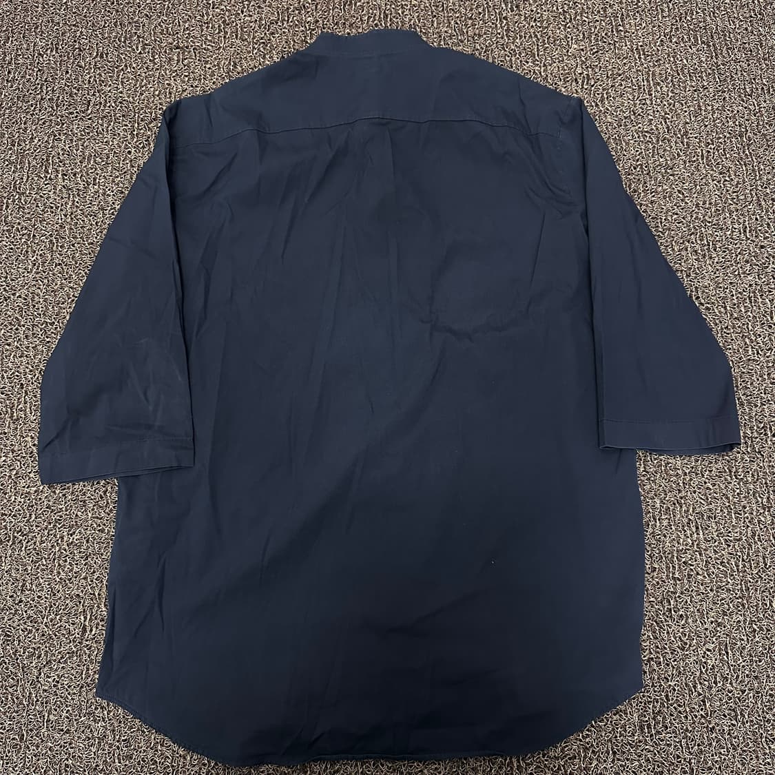 COS 코스 차이나넥 셔츠 네이비 XL 상품이미지5