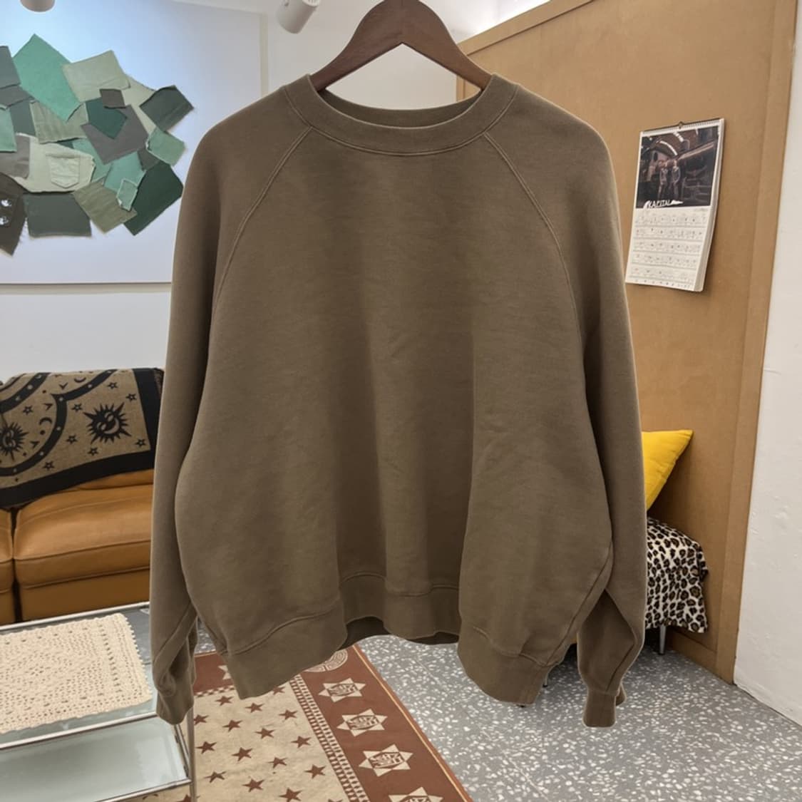 피어 오브 갓 에센셜 빈티지 모던 캐주얼 빅로고 맨투맨 M C10227 상품이미지3