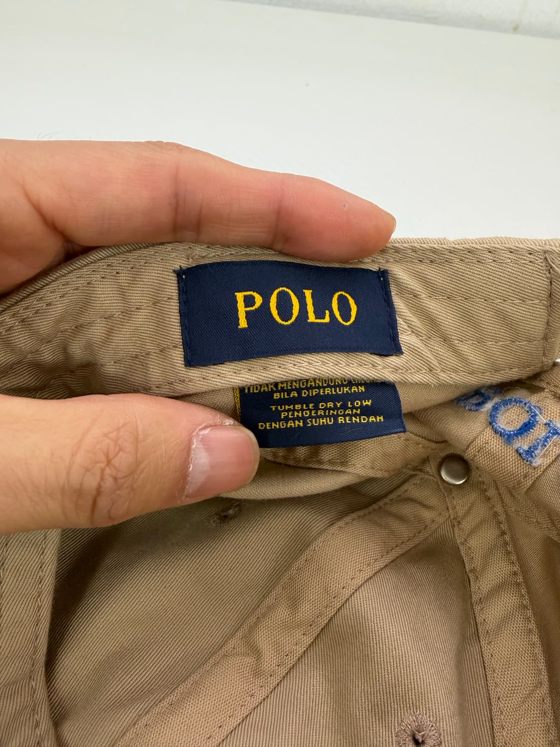 정품) 폴로랄프로렌 베이지 볼캡 모자  상품이미지6