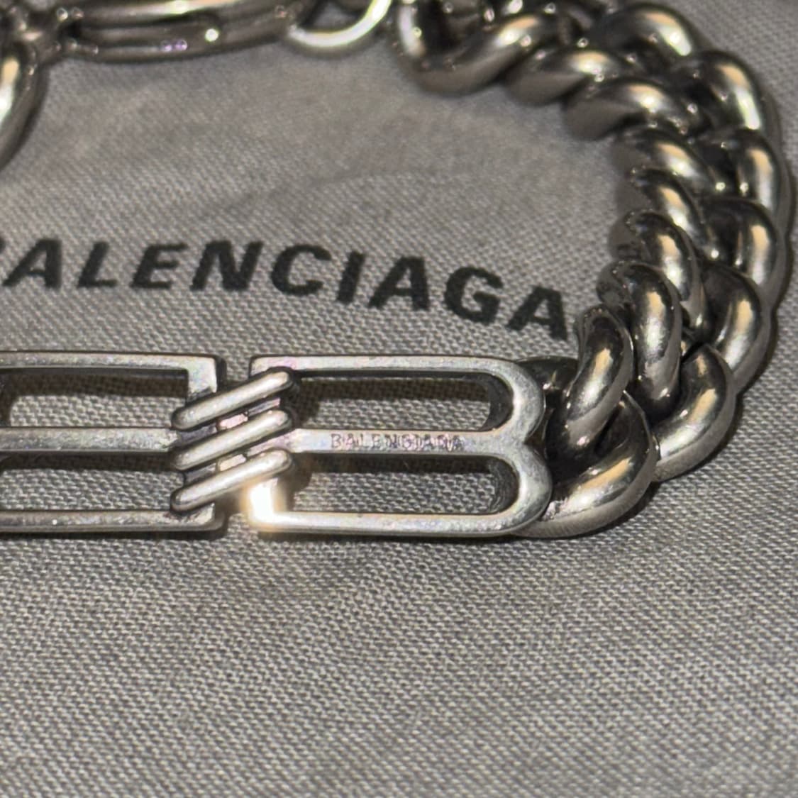 발렌시아가 체인 팔찌 실버 상품이미지4