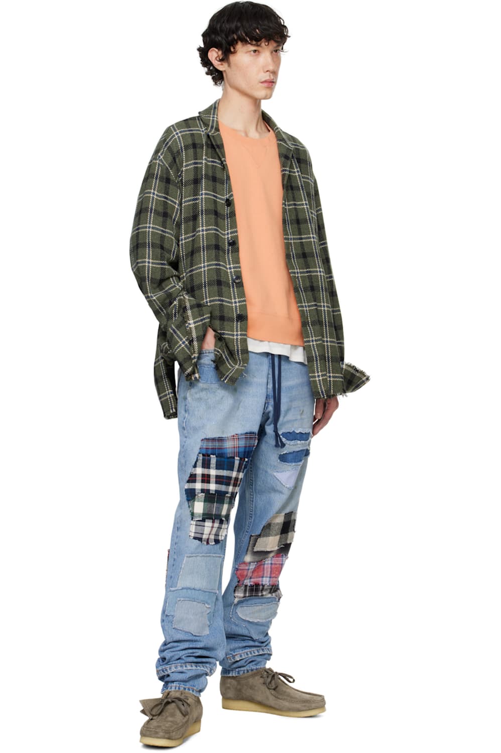 그렉로렌 디스트레스드 데님 34라운지 팬츠 상품이미지5