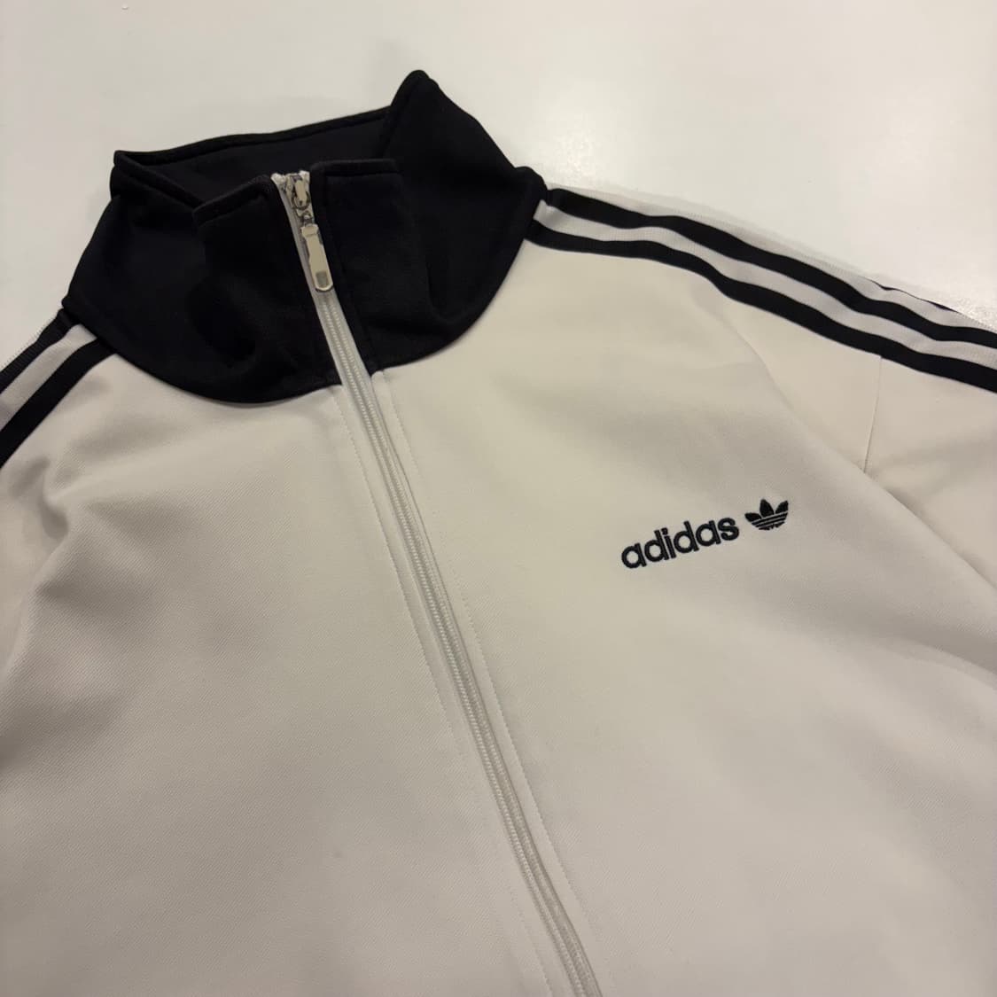 [105] 아디다스 베켄바우어 삼선 트랙탑 져지 화이트 블랙 B732 상품이미지3