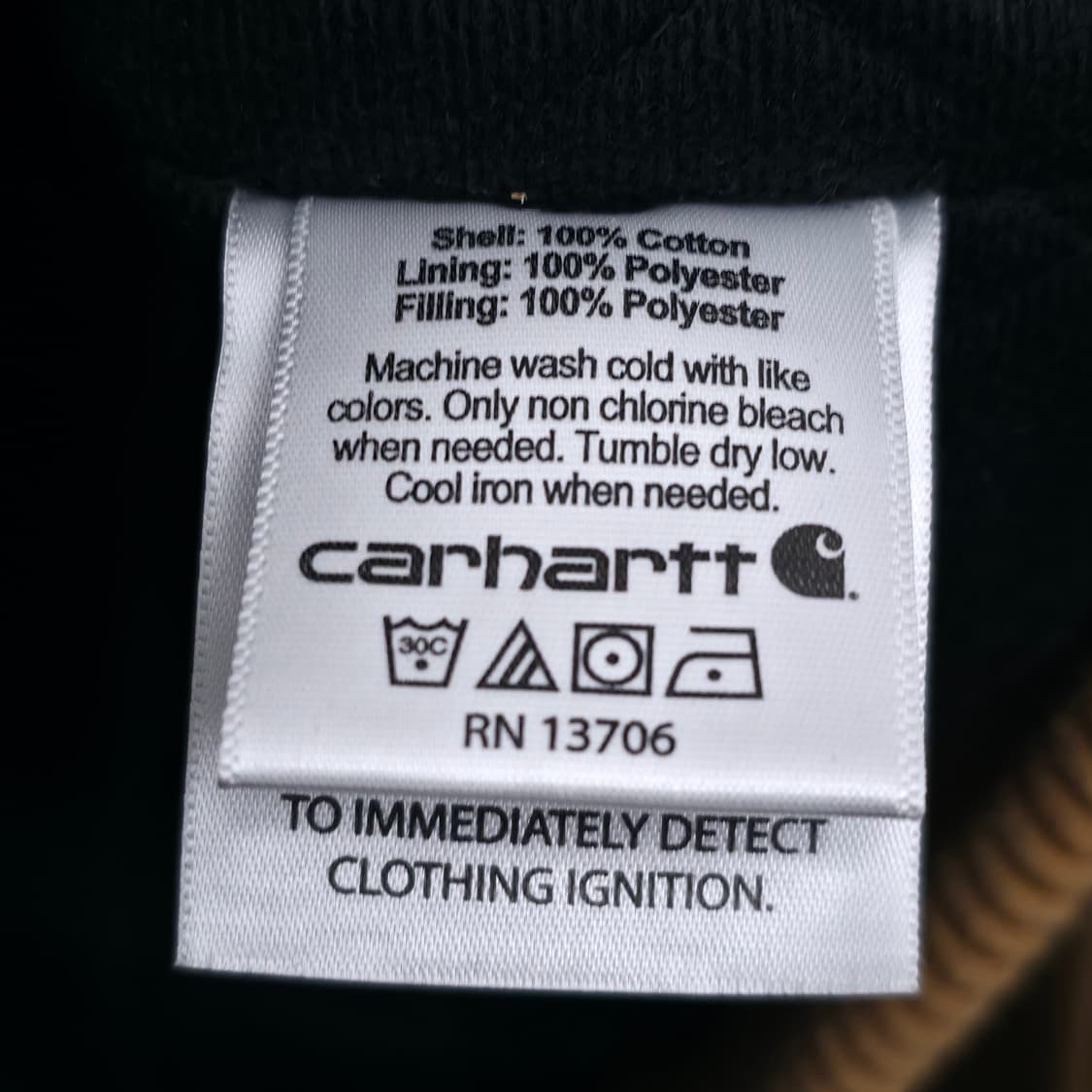 [S] 칼하트 액티브 후드 자켓 브라운 상품이미지7