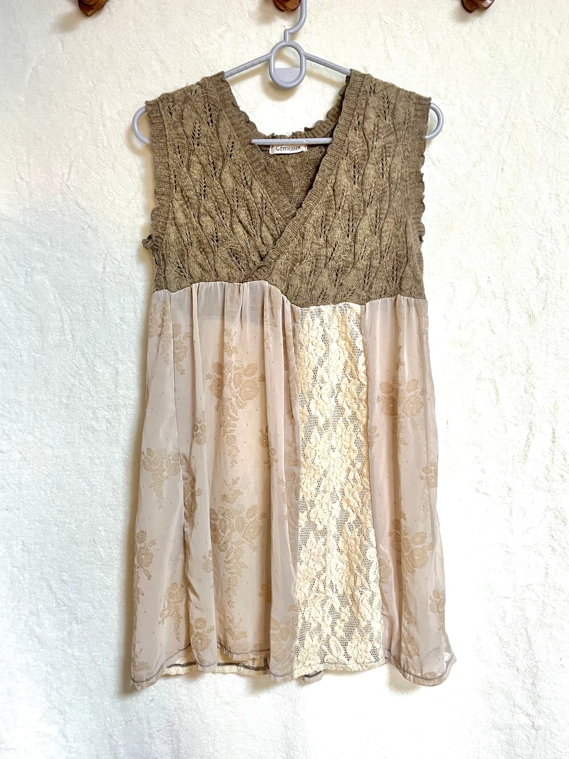 빈티지 뜨개 크로쉐 원피스 상품이미지1