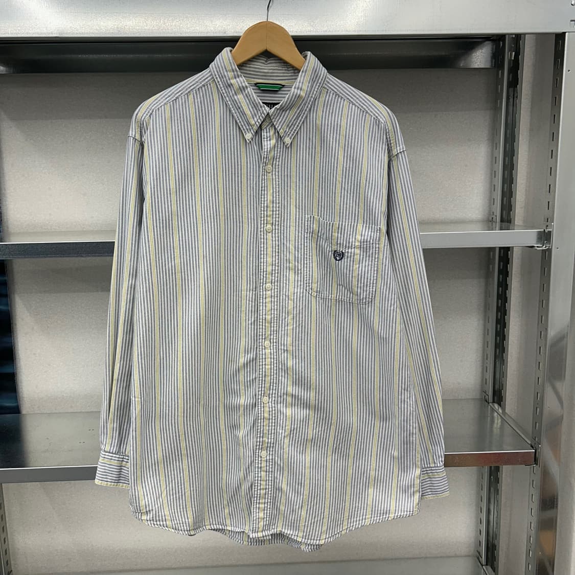 (XL)CHAPS 스트라이프 셔츠-Y155 상품이미지1