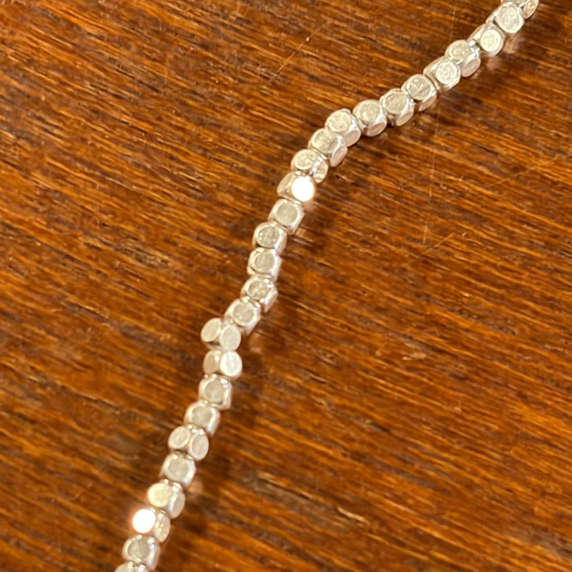 새상품 신주 실버코팅 주사위 목걸이 상품이미지3