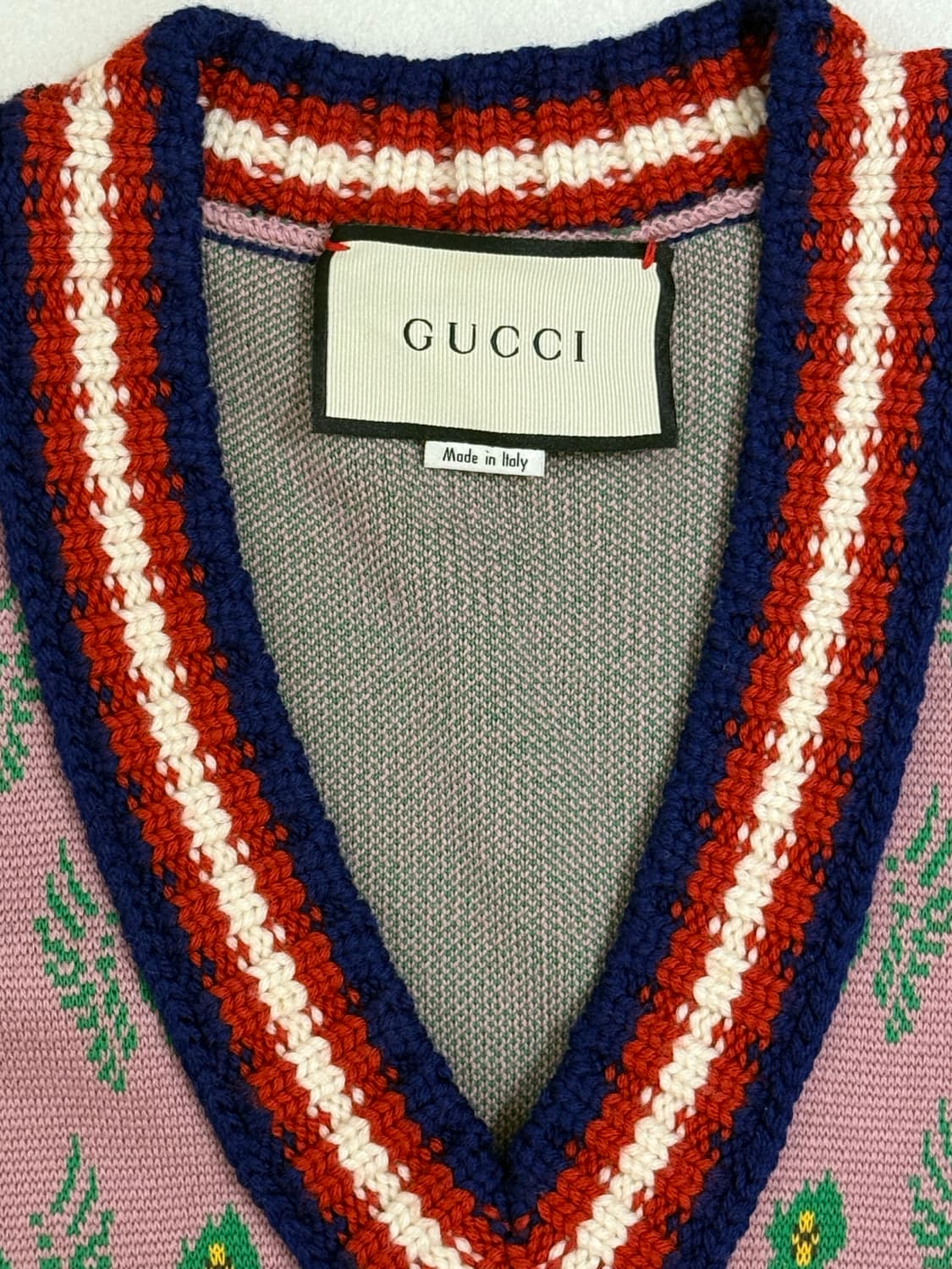 구찌 GUCCI SKULL AND FLOWER JACQUARD WOOL  상품이미지6