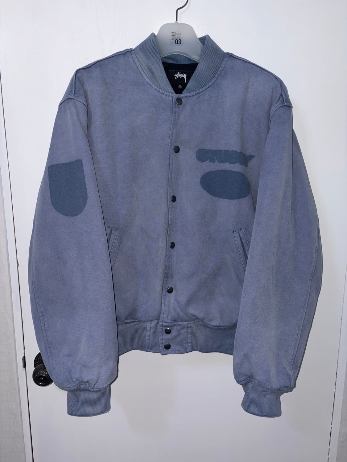 스투시 고스트 바시티자켓 XL 상품이미지1