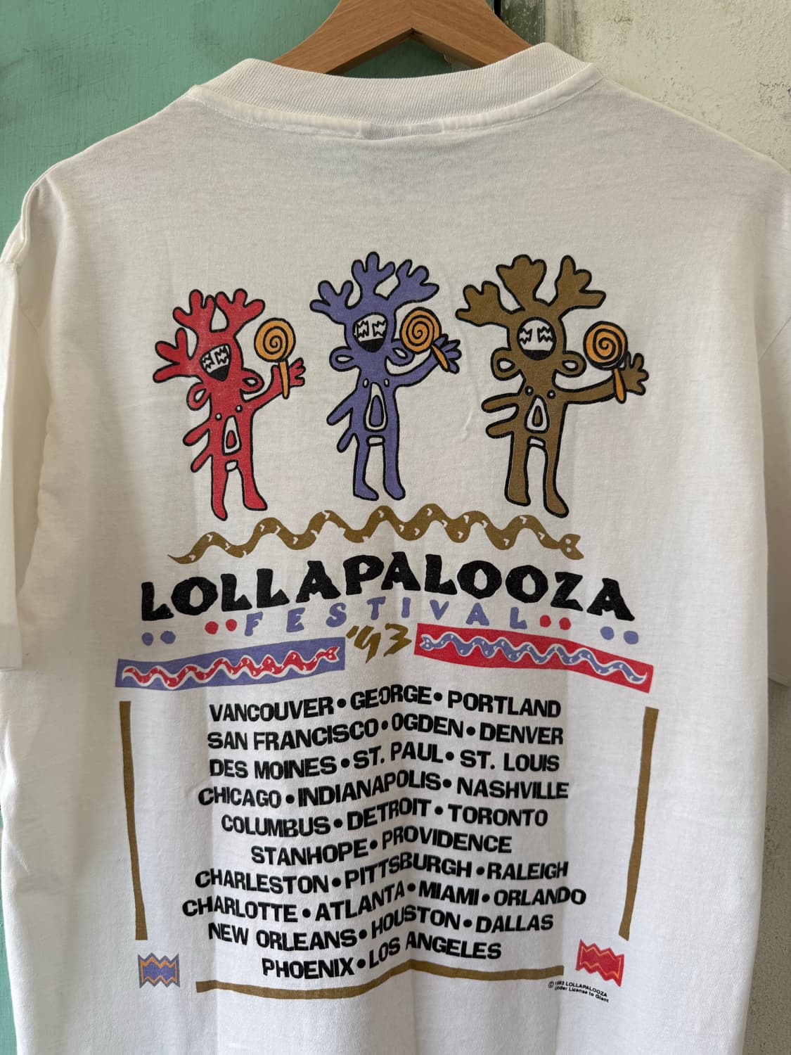 1993 롤라팔루자 Lollapalooza 밴드티 상품이미지6