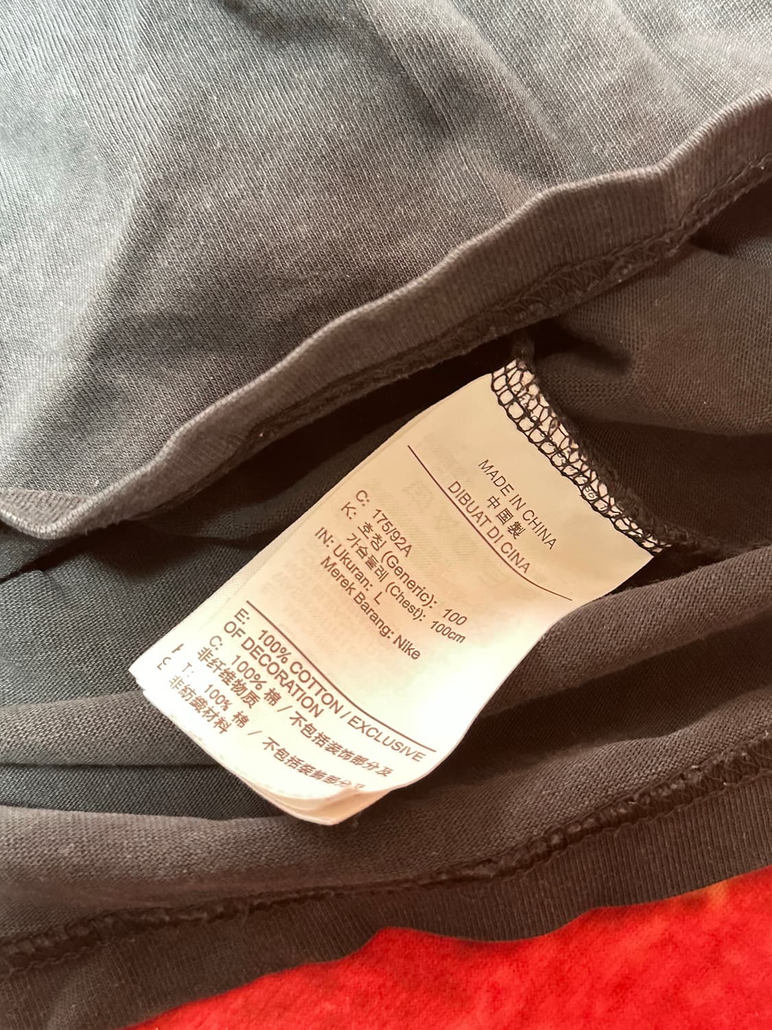 나이키 스우스 월드투어 반팔 티셔츠 L 상품이미지4