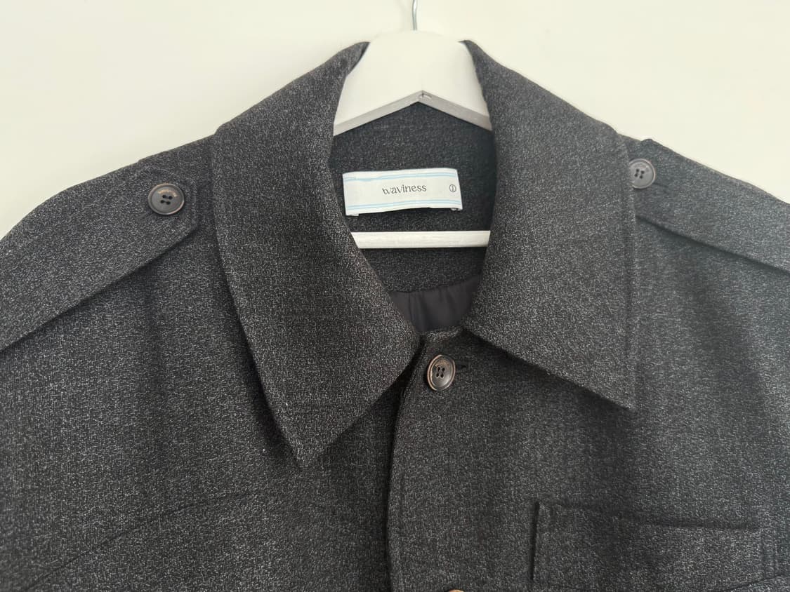 웨이비니스 견장 블루종 Epaulet Crop Blouson 상품이미지6