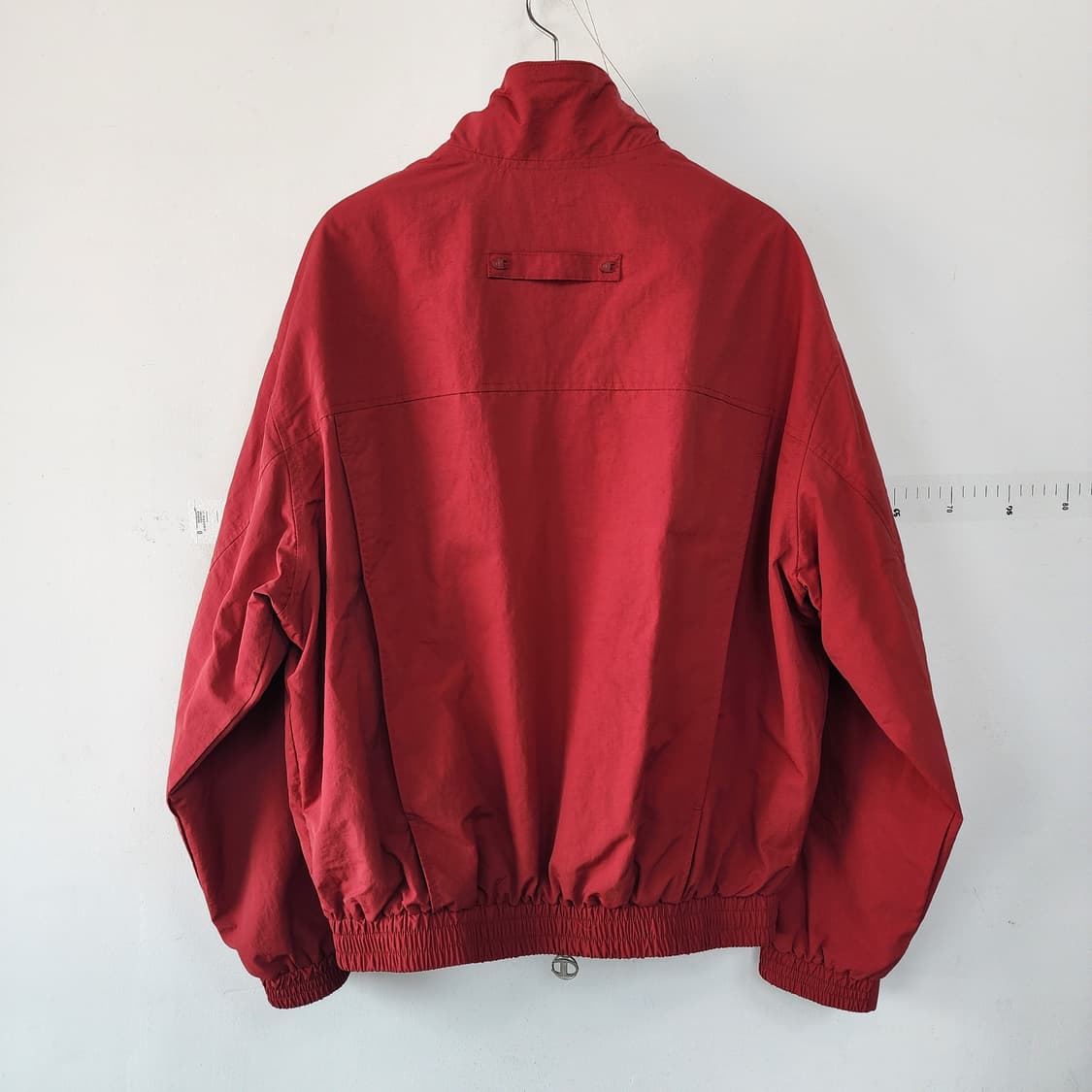 자라x챔피온 레드 바람막이 자켓 상품이미지5