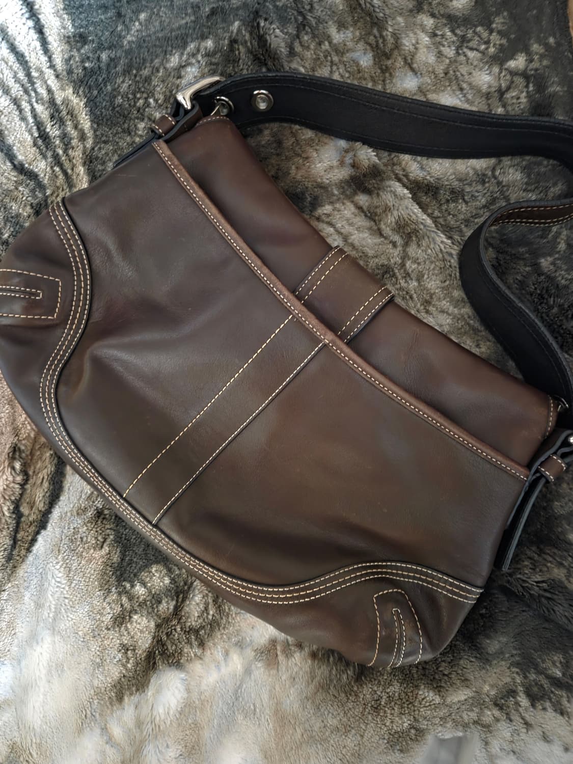 Coach 브라운 빈티지 버클백 숄더백 상품이미지2