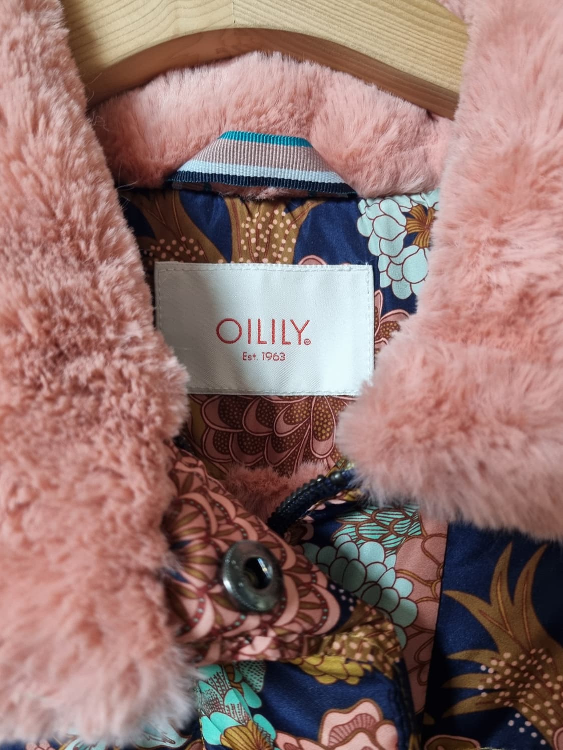 정품) 오일릴리 플라워 프린트 패딩  상품이미지3