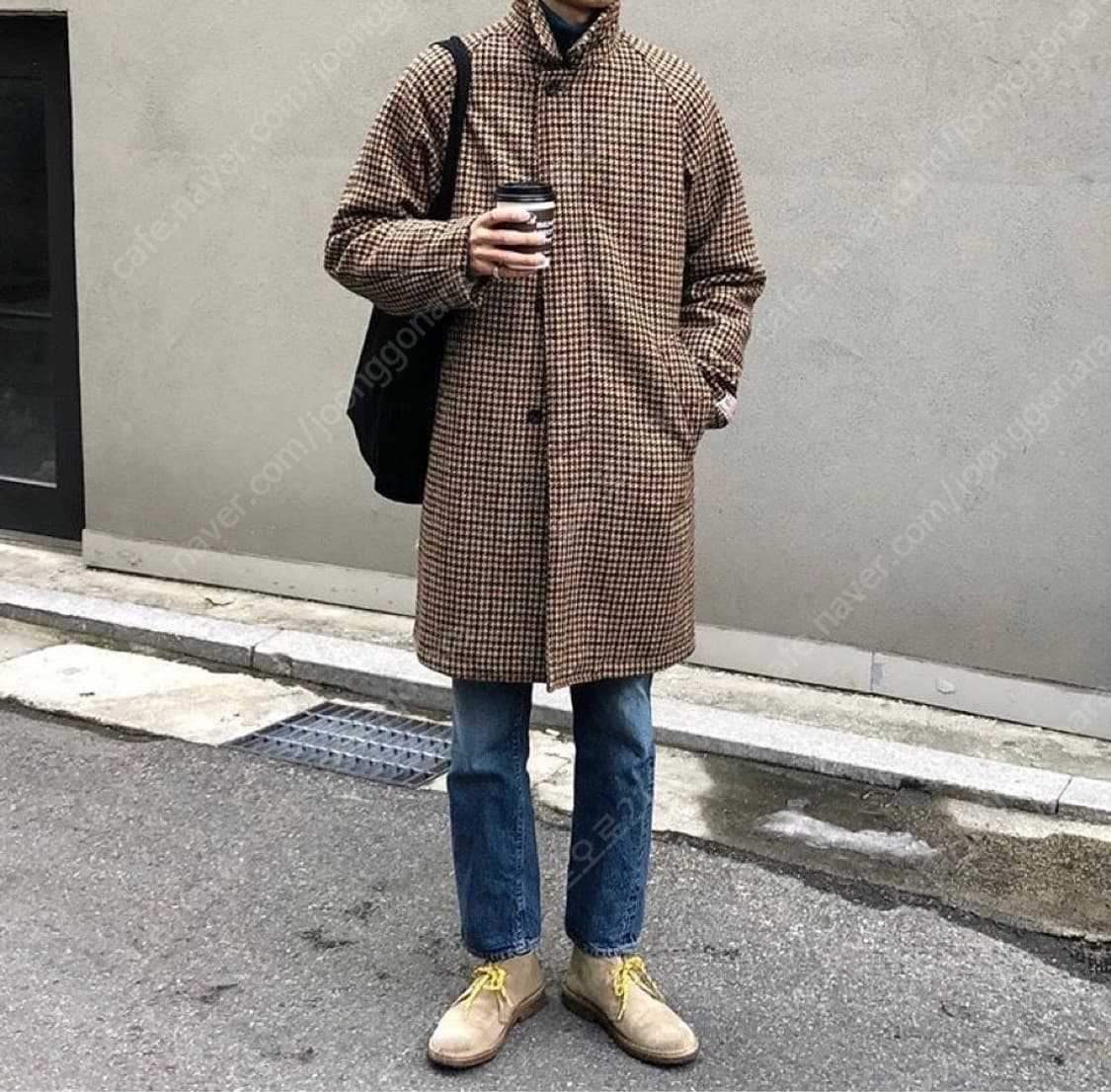 빔즈플러스 해리스트위드 발마칸 코트 XL 드레익스 상품이미지6