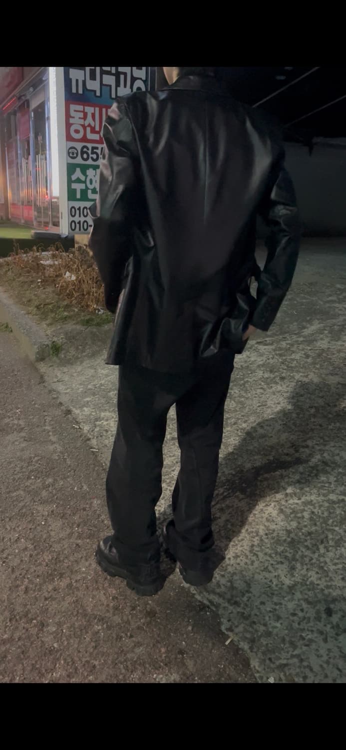 소가죽 블레이져 상품이미지1