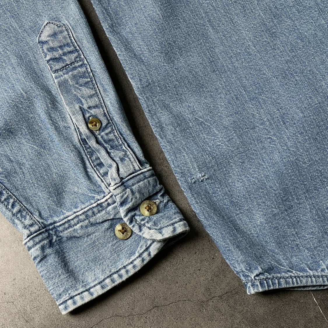 EDDIE BAUER 에디바우어 빈티지 코튼 데님 셔츠 A00458 상품이미지5
