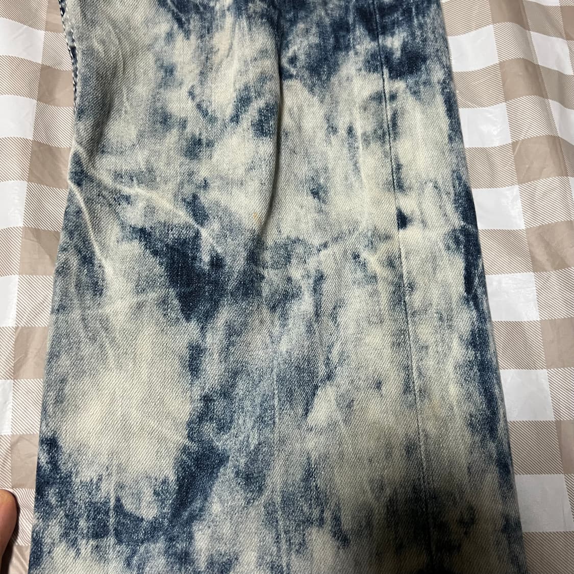 에비수 워싱 데님팬츠 28 빈티지 데미지 워싱 청바지 상품이미지2