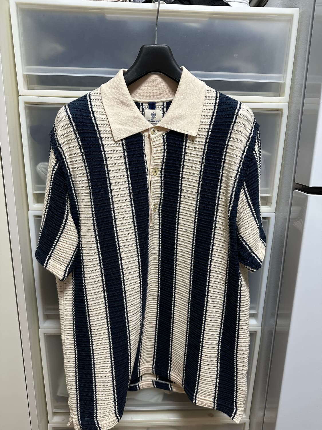 Mc lauren 맥로렌 스트라이프 니트 카라티 상품이미지1