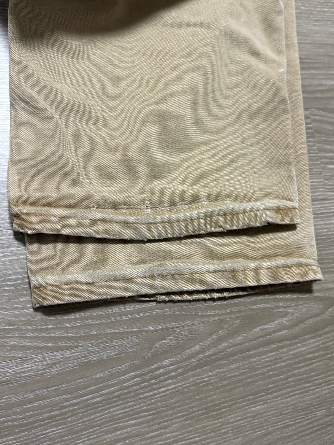 칼하트 페인팅 팬츠 브라운 싱글니 USA made 36x30 상품이미지4