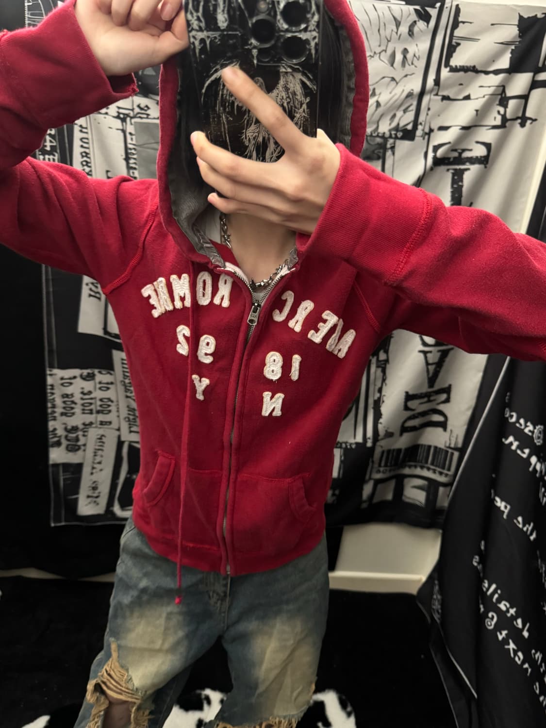 아베크롬비 후드집업 택사이즈 L 상품이미지1