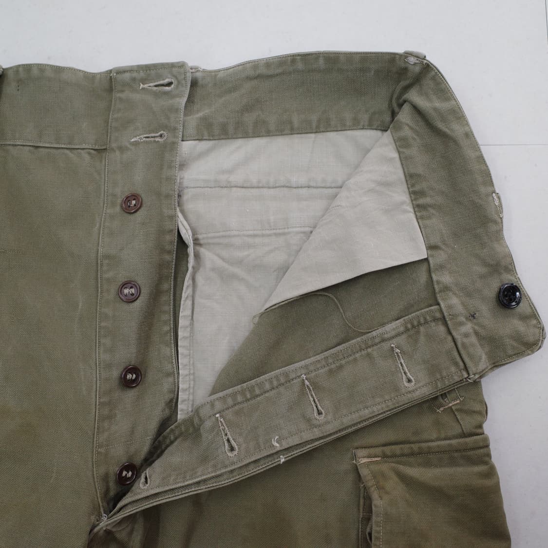 40년대 오리지널 프랑스군 1st M-47 팬츠  상품이미지4