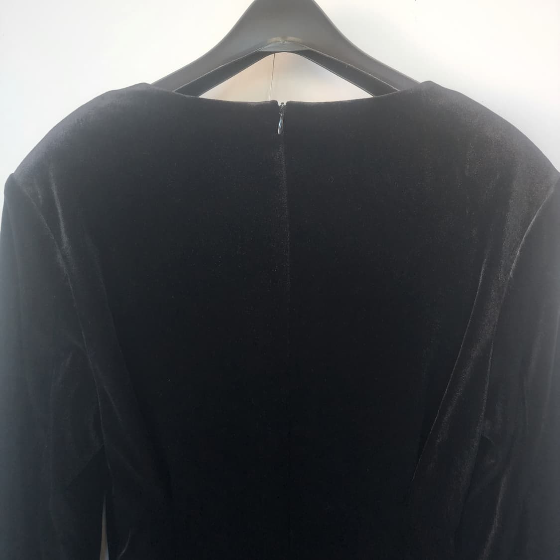 JULL LOG 블랙 벨벳 레이스 롱 원피스 상품이미지7