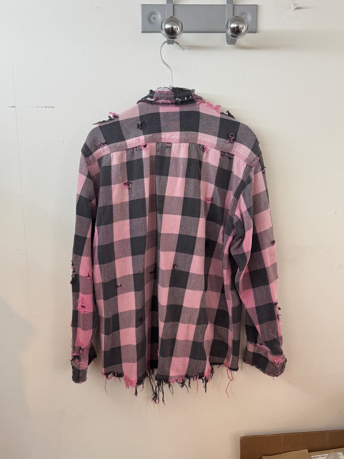 Hard faded 00s flannel button up shirt 상품이미지6