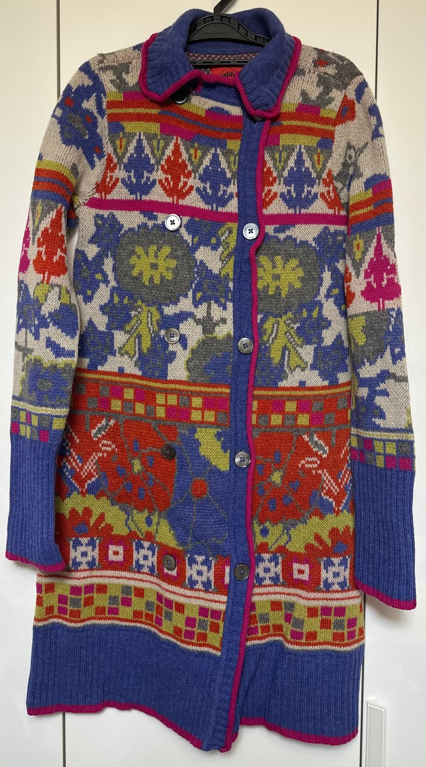 Oilily 오일릴리패턴 울니트 롱 가디건 상품이미지2