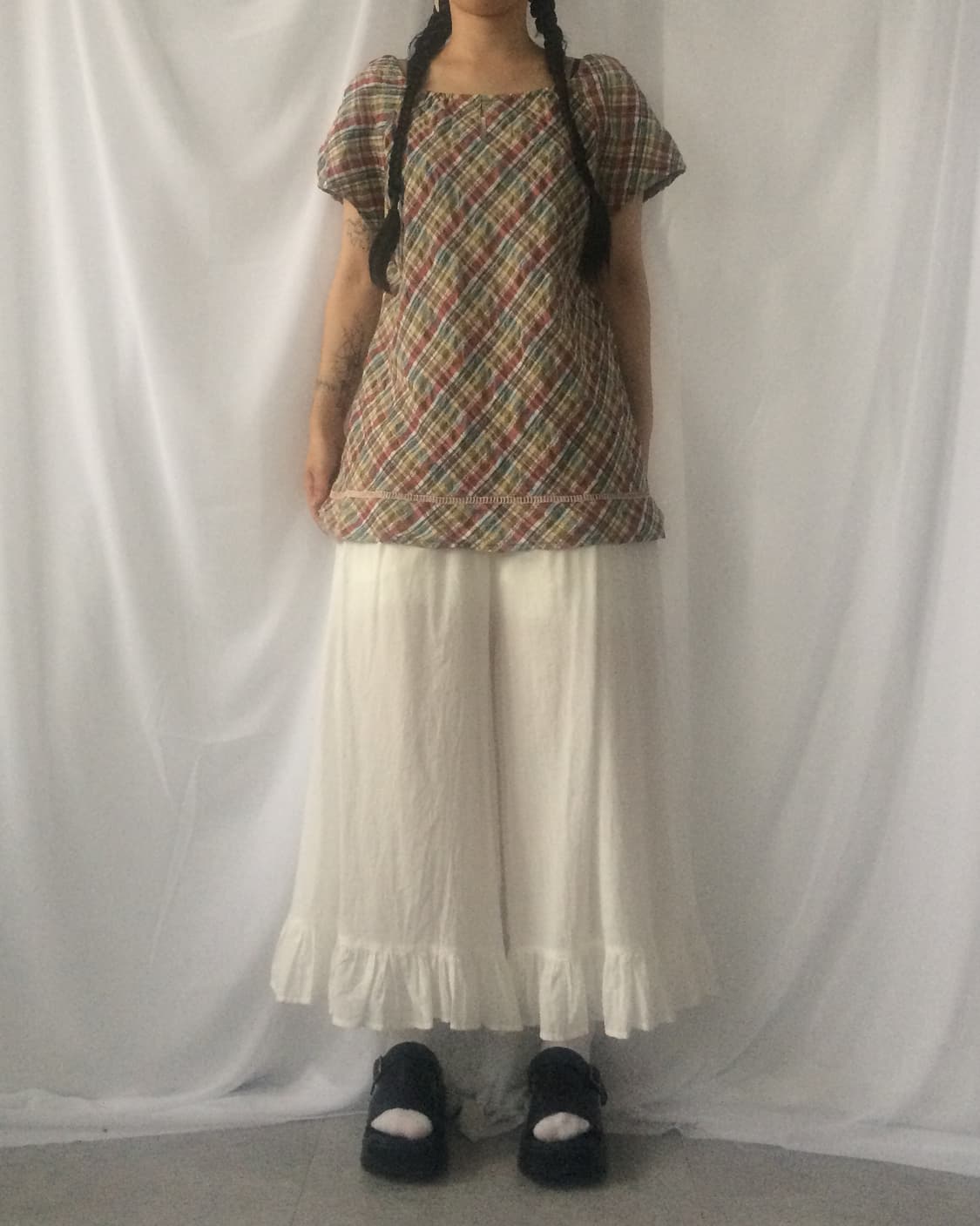 Frill point layered pants 상품이미지5