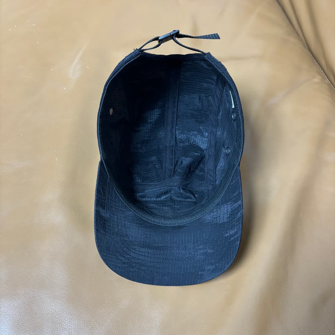 슈프림 캠프캡 모자 박스로고 립스탑 카모 블랙 상품이미지6