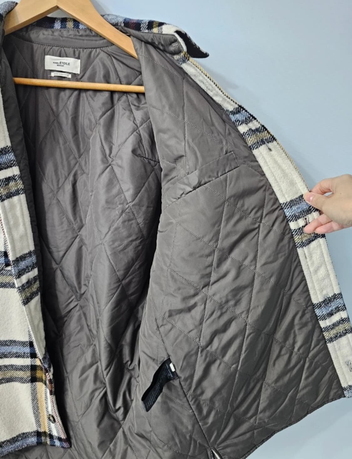 이자벨마랑 에뚜왈 체크 퀼팅 자켓 ~55 상품이미지7