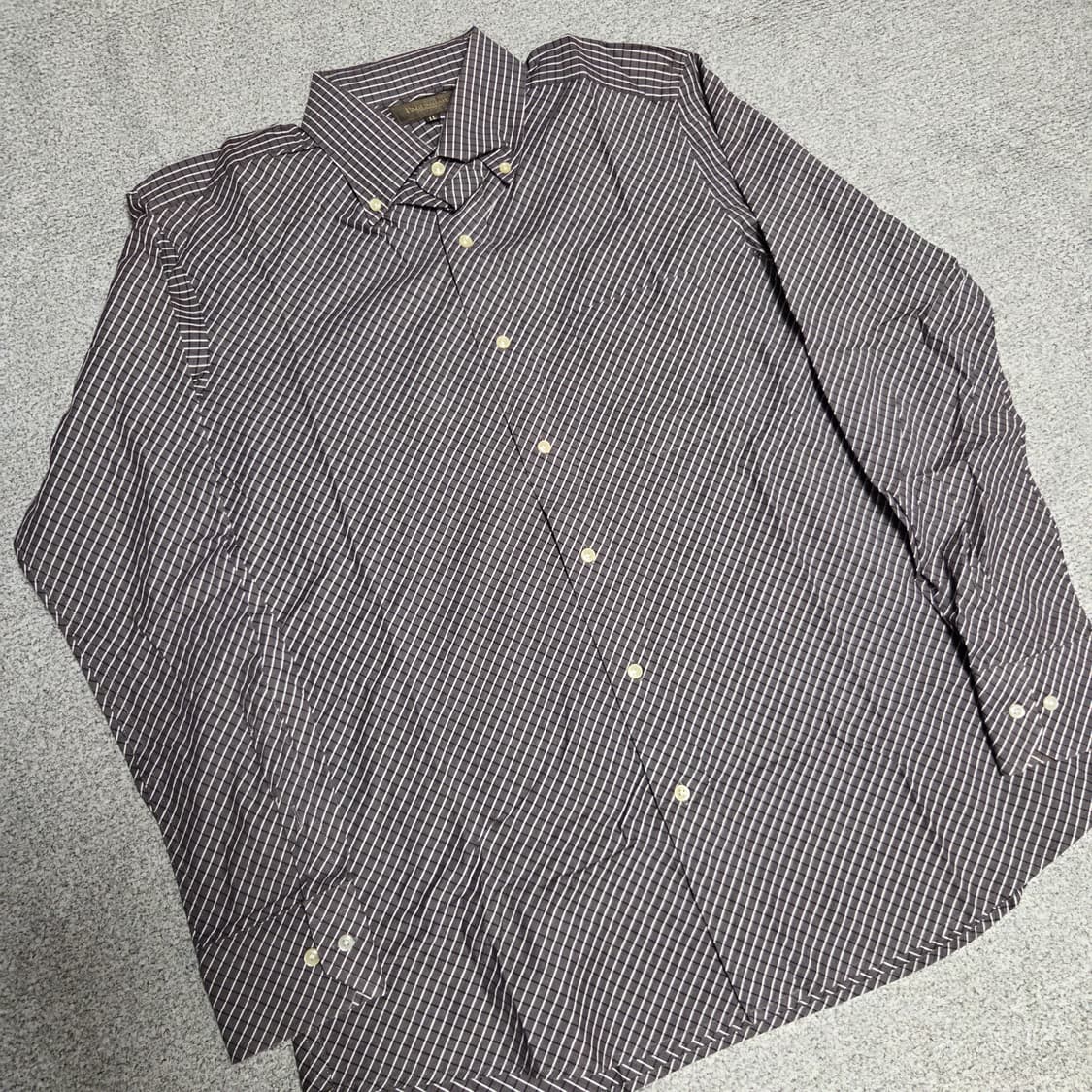 폴 스튜어트 버튼다운 체크셔츠 L(100) 상품이미지1